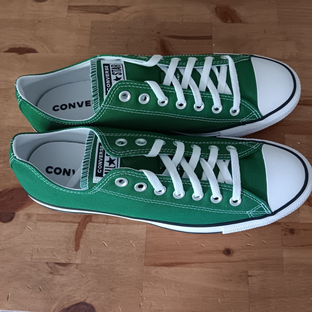 Converse Chuck Taylor All Star Ox Low Top Green Women 12 / Men 10 NWB 150476F - Picture 4 of 11
